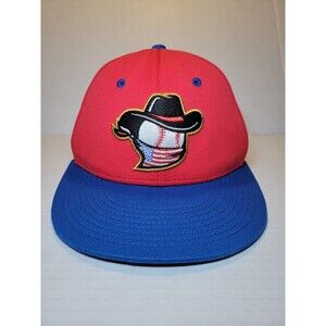 Quad City River Bandits Cowboy‎ Ball Logo Hat Cap Fitted 6 3/4 OC Sports